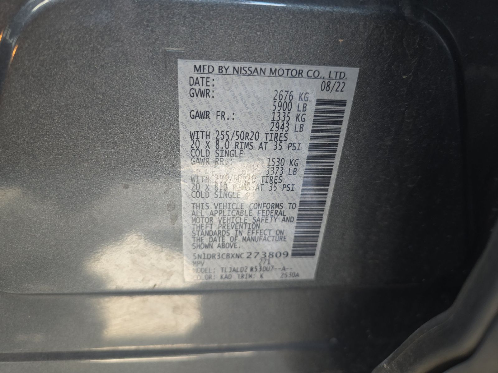 2022 Nissan Pathfinder SL FWD