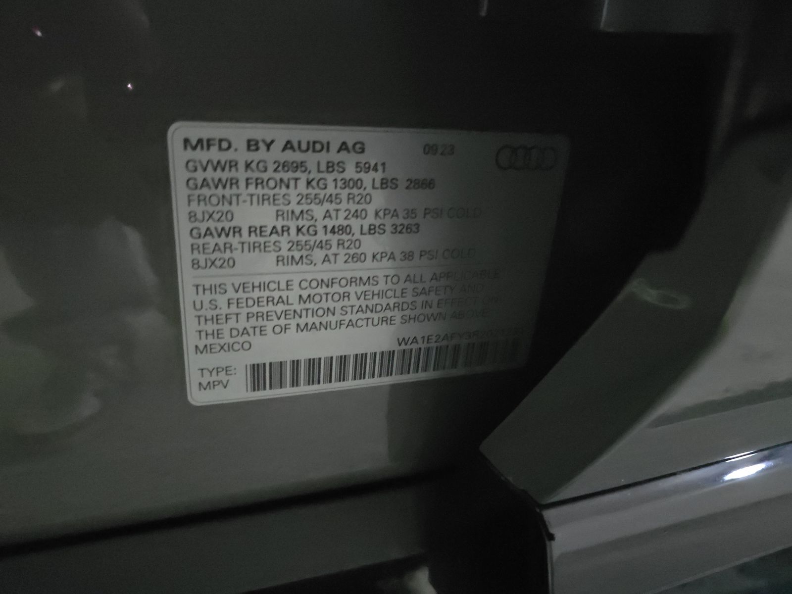 2024 Audi Q5 e Plug-In Hybrid S line Premium Plus AWD