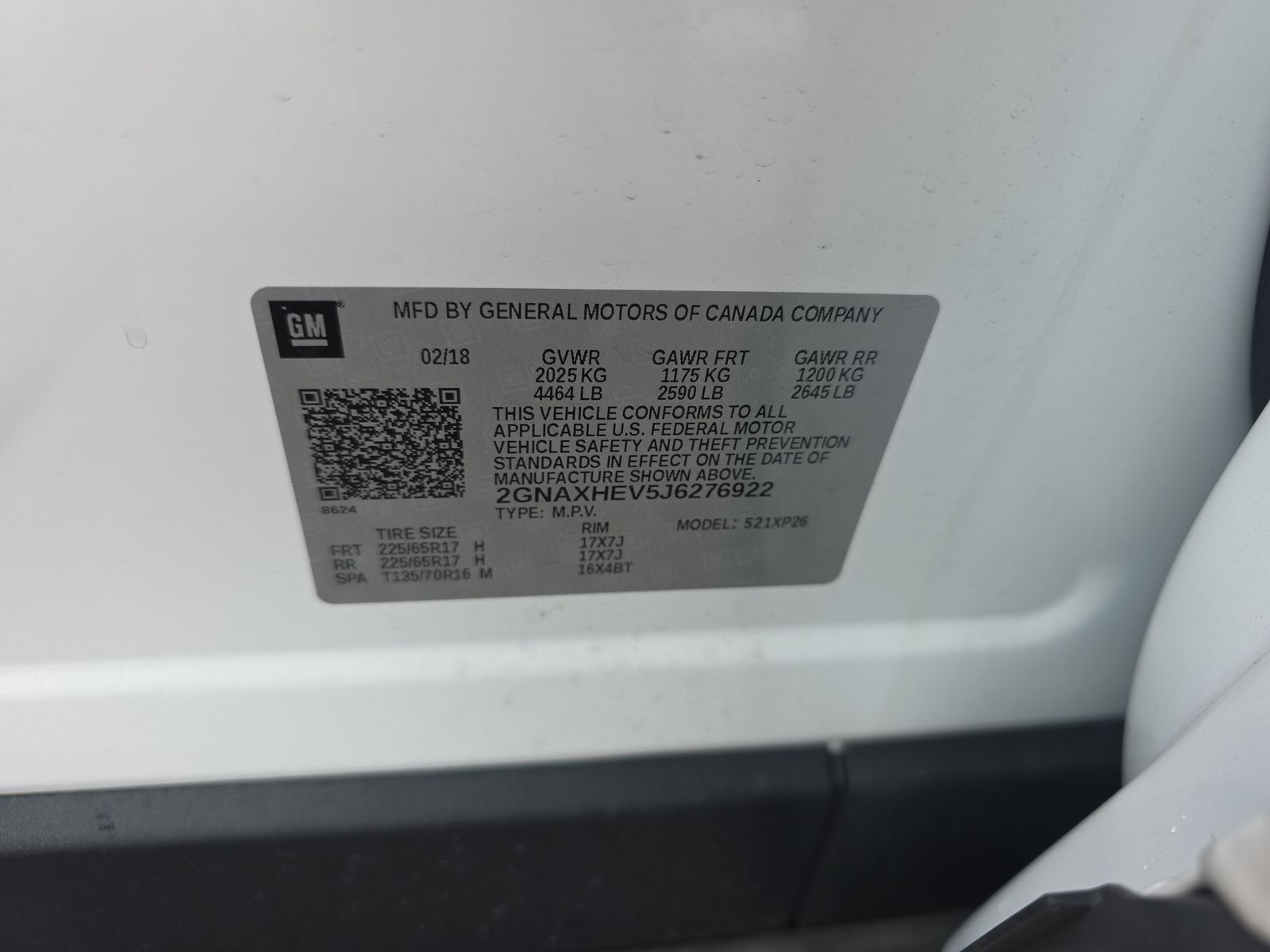 2018 Chevrolet Equinox LS FWD