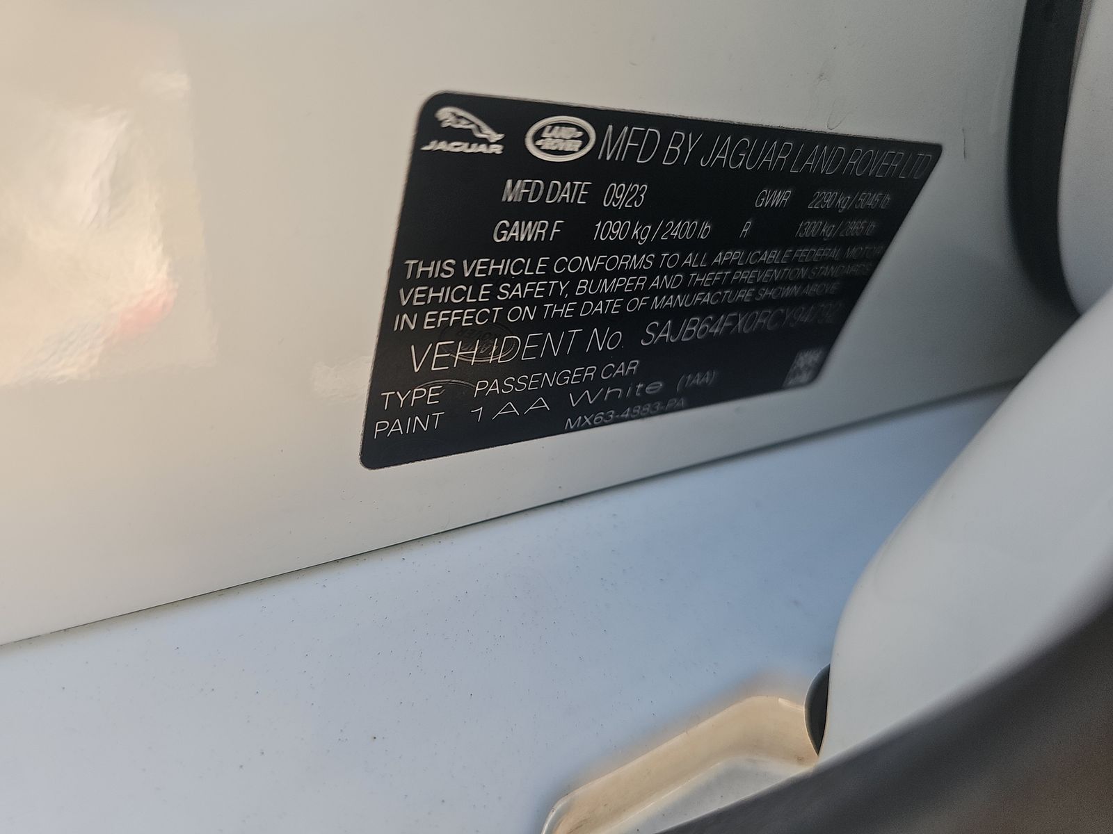 2024 Jaguar XF R-Dynamic SE RWD