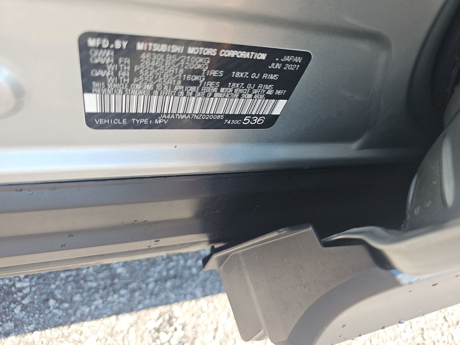 2022 Mitsubishi Eclipse Cross SE AWD