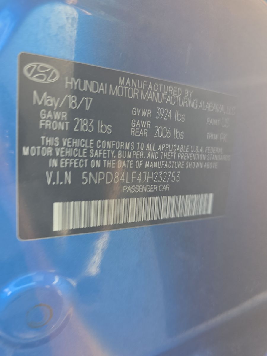 2018 Hyundai Elantra SEL FWD
