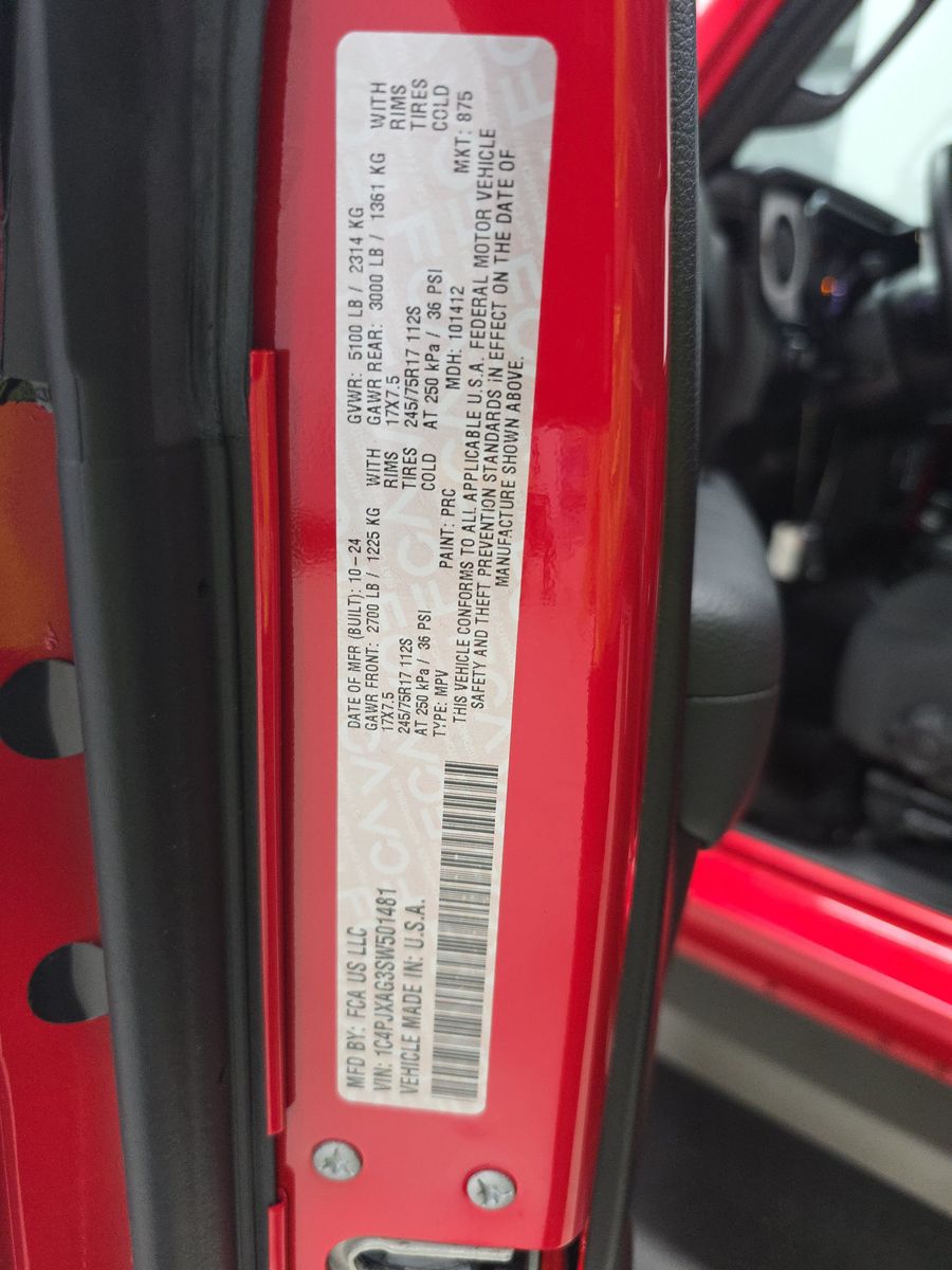 2025 Jeep Wrangler Sport AWD