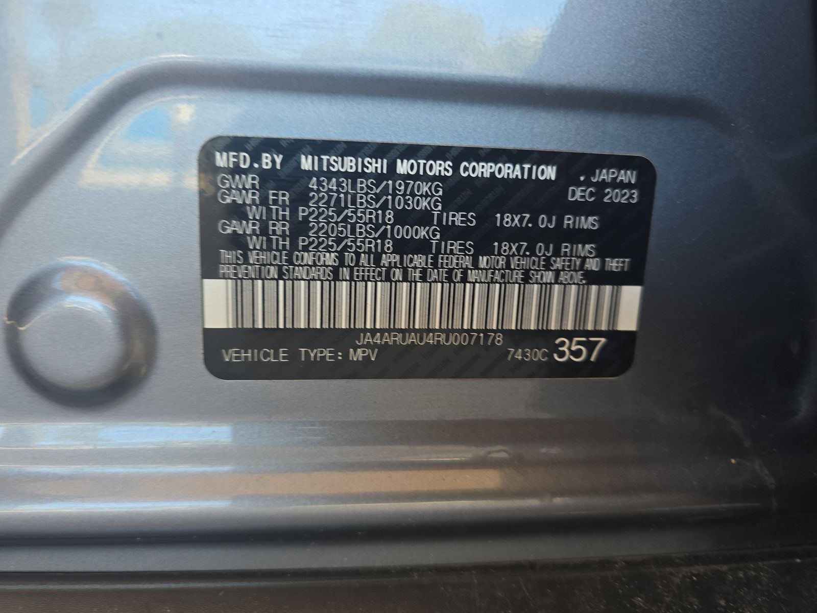 2024 Mitsubishi Outlander Sport 2.0 SE AWD