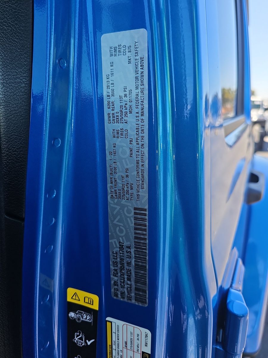 2022 Jeep Wrangler Unlimited 4xe Sahara AWD