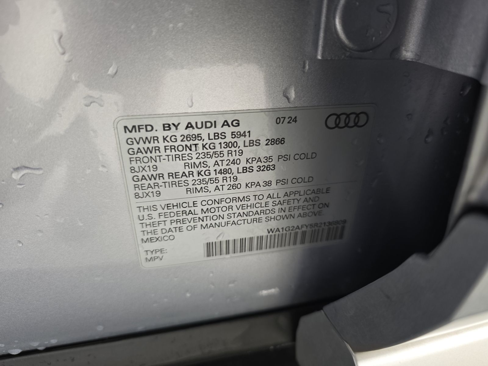 2024 Audi Q5 e Plug-In Hybrid S line Premium AWD