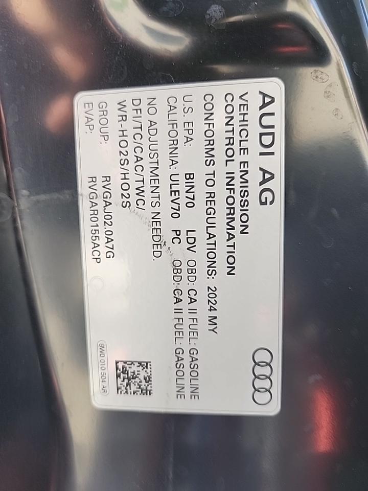 2024 Audi A5 S Line Premium Plus AWD