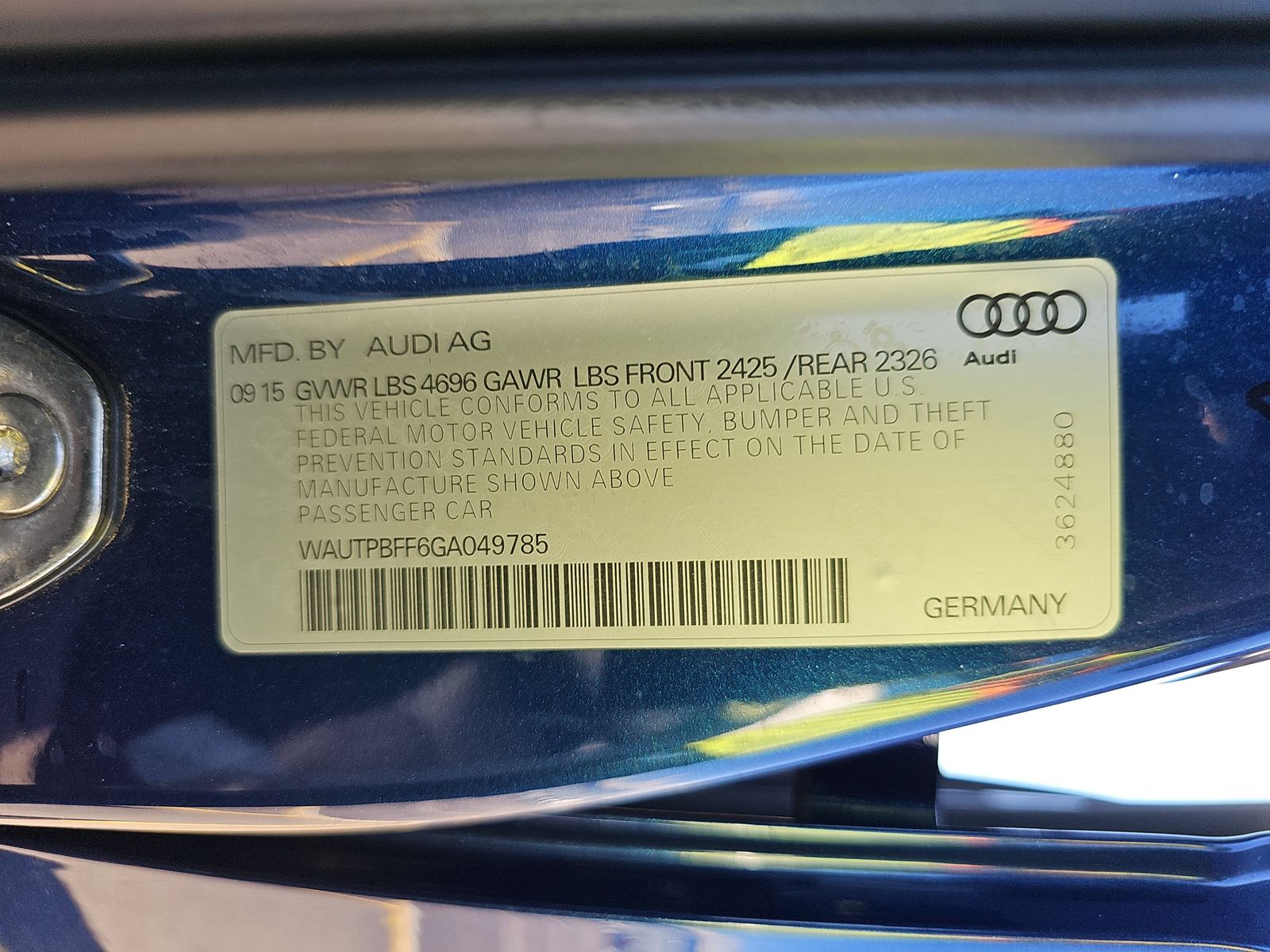 2016 Audi A3 e-tron Premium Plus FWD