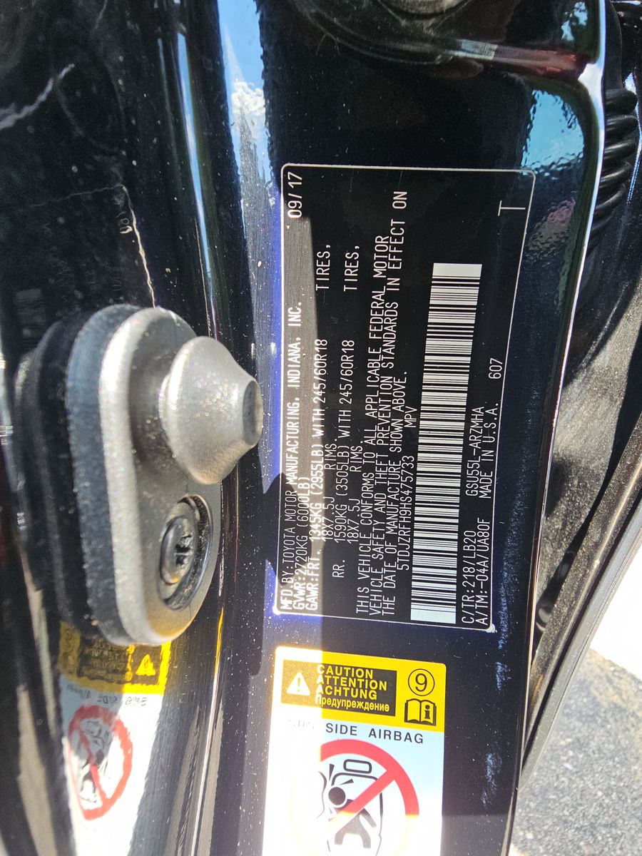2017 Toyota Highlander XLE AWD