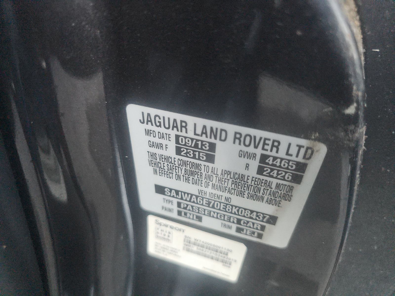 2014 Jaguar F-TYPE Base RWD