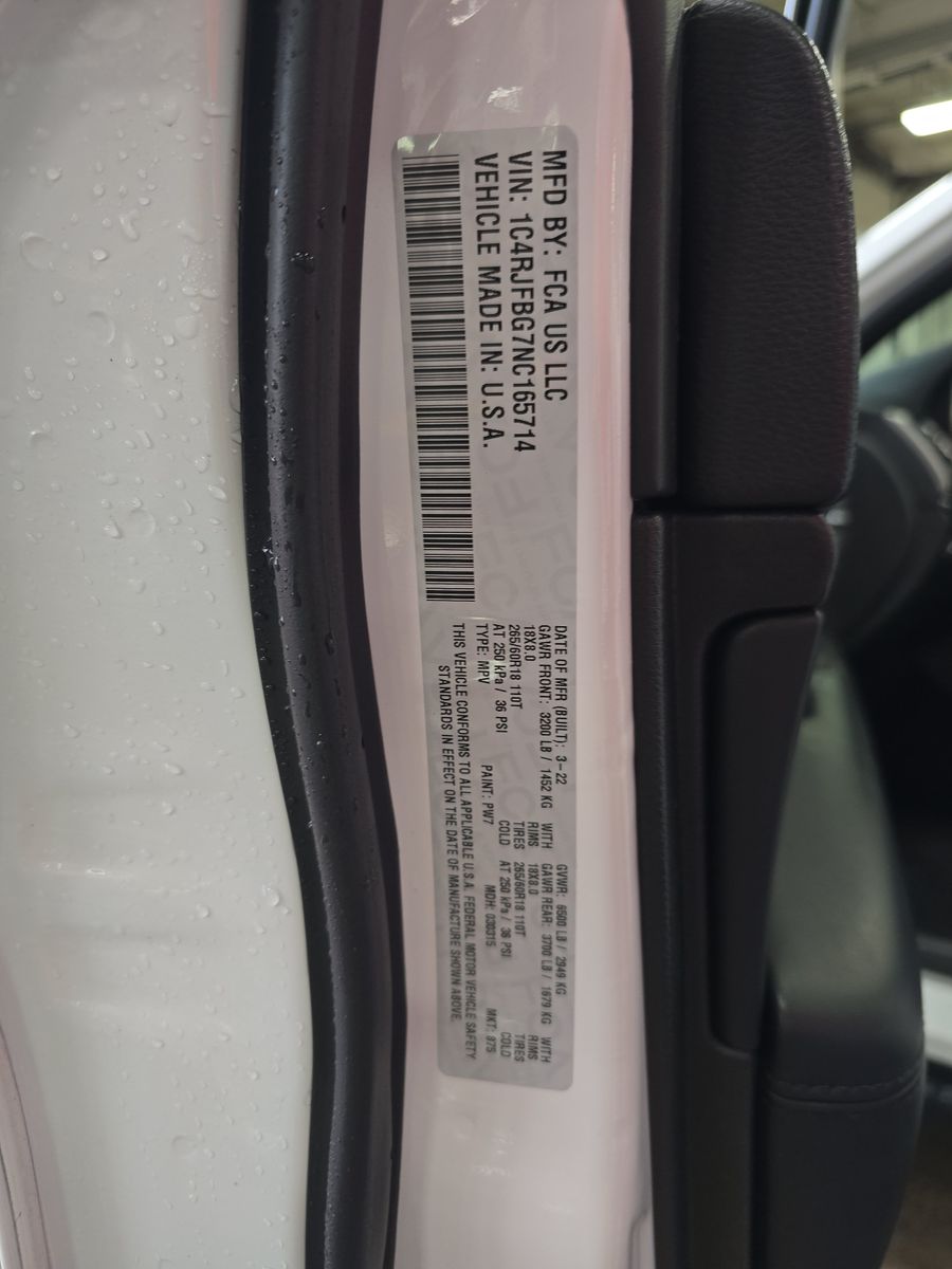 2022 Jeep Grand Cherokee Limited AWD