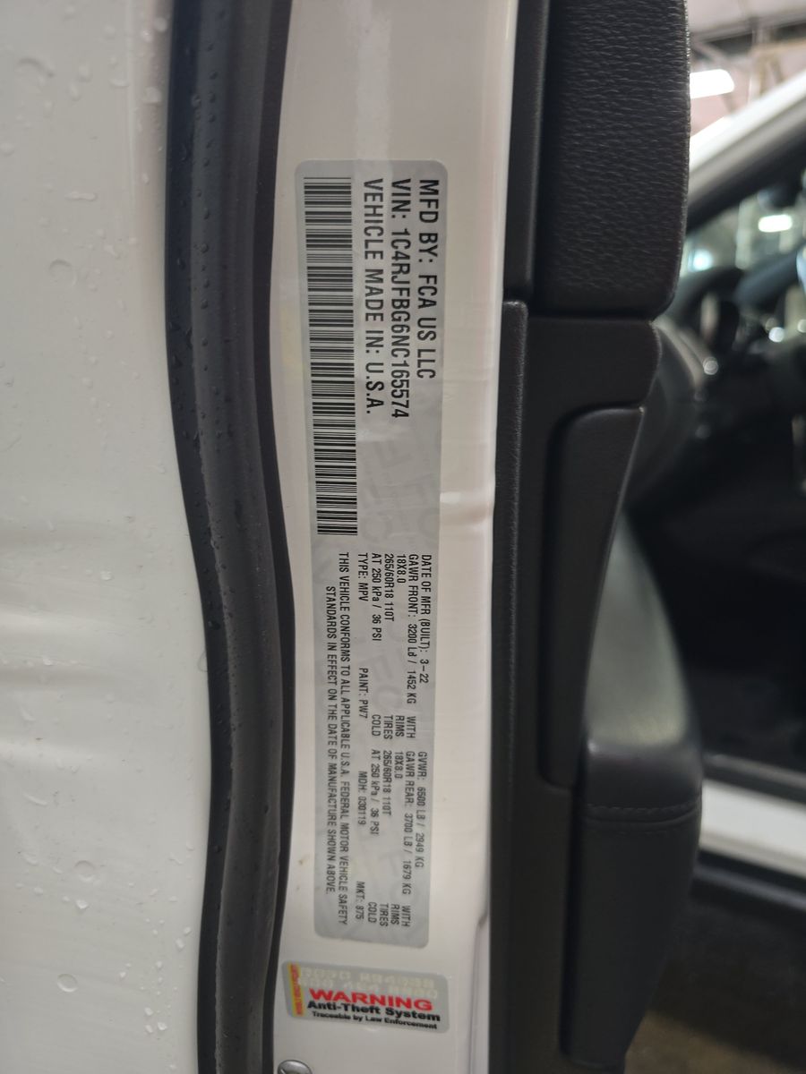 2022 Jeep Grand Cherokee Limited AWD