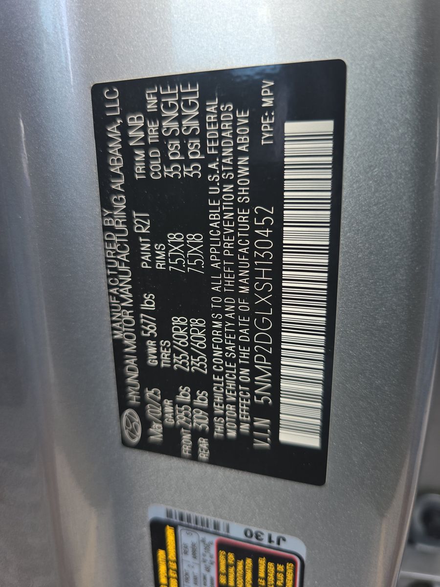 2025 Hyundai Santa Fe SEL AWD