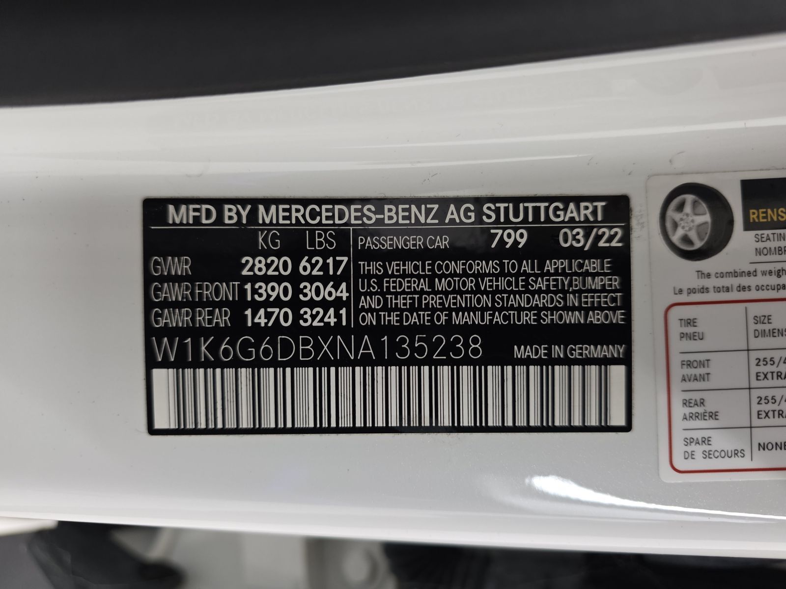 2022 Mercedes-Benz S-Class S 500 AWD