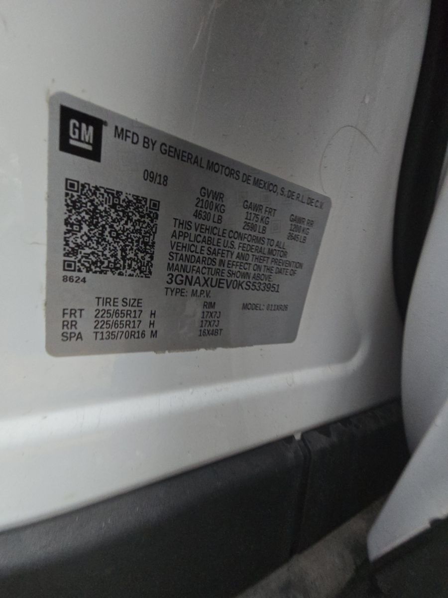 2019 Chevrolet Equinox LT AWD