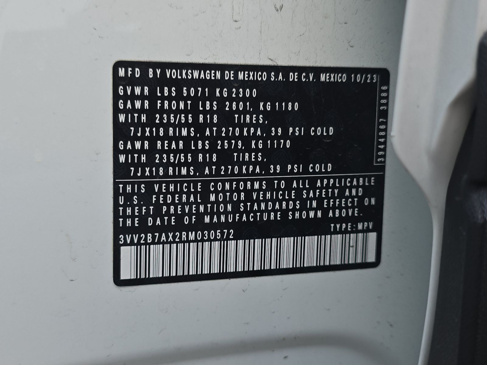 2024 Volkswagen Tiguan 2.0T SE AWD