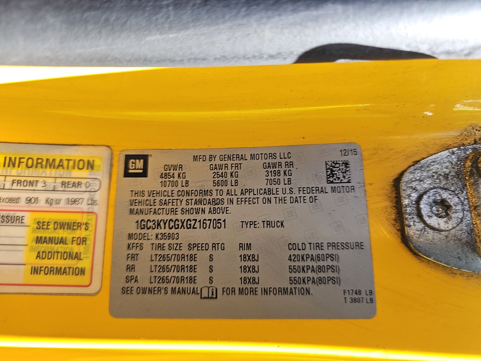 2016 Chevrolet Silverado 3500HD Work Truck AWD