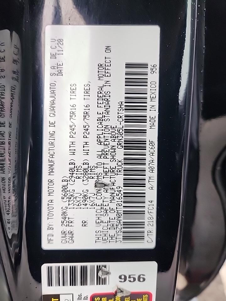 2021 Toyota Tacoma SR5 AWD