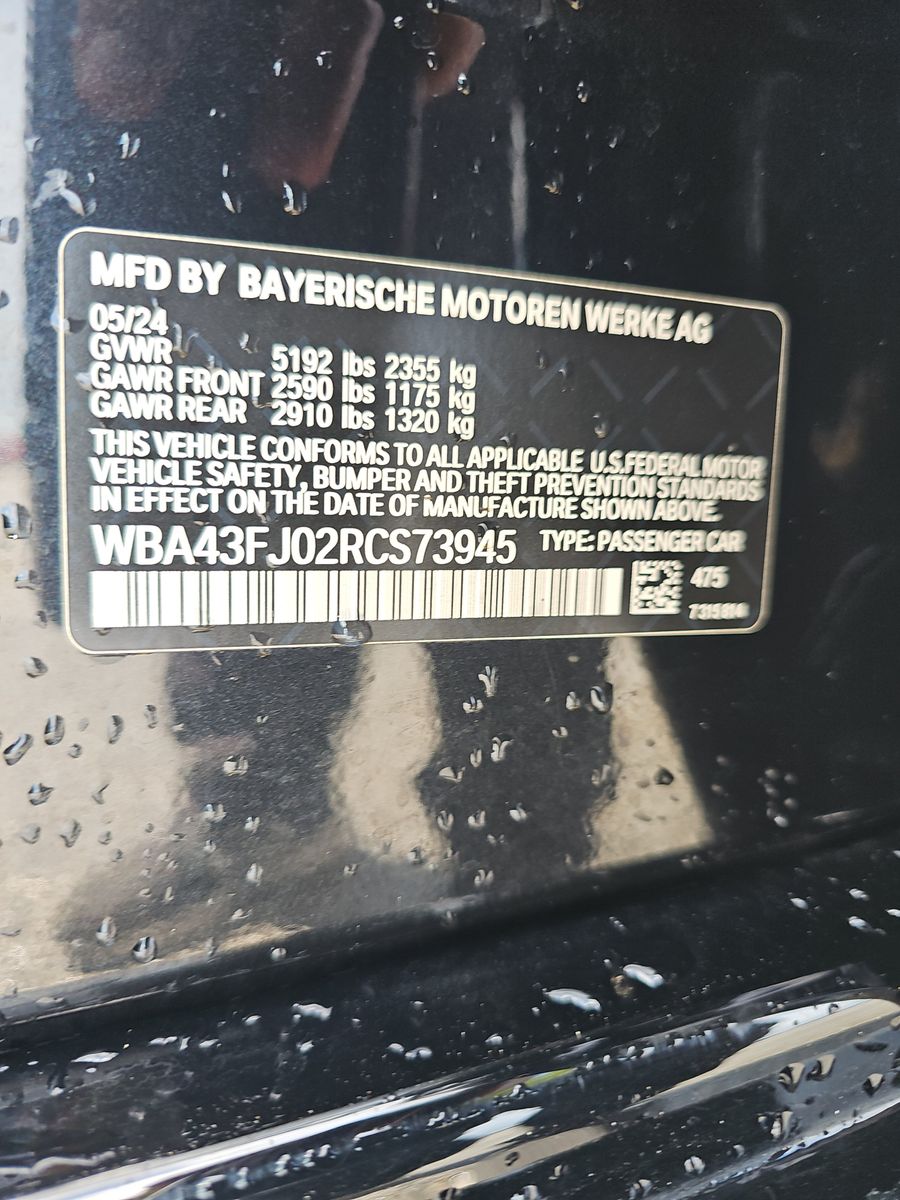 2024 BMW 5 Series 530i RWD