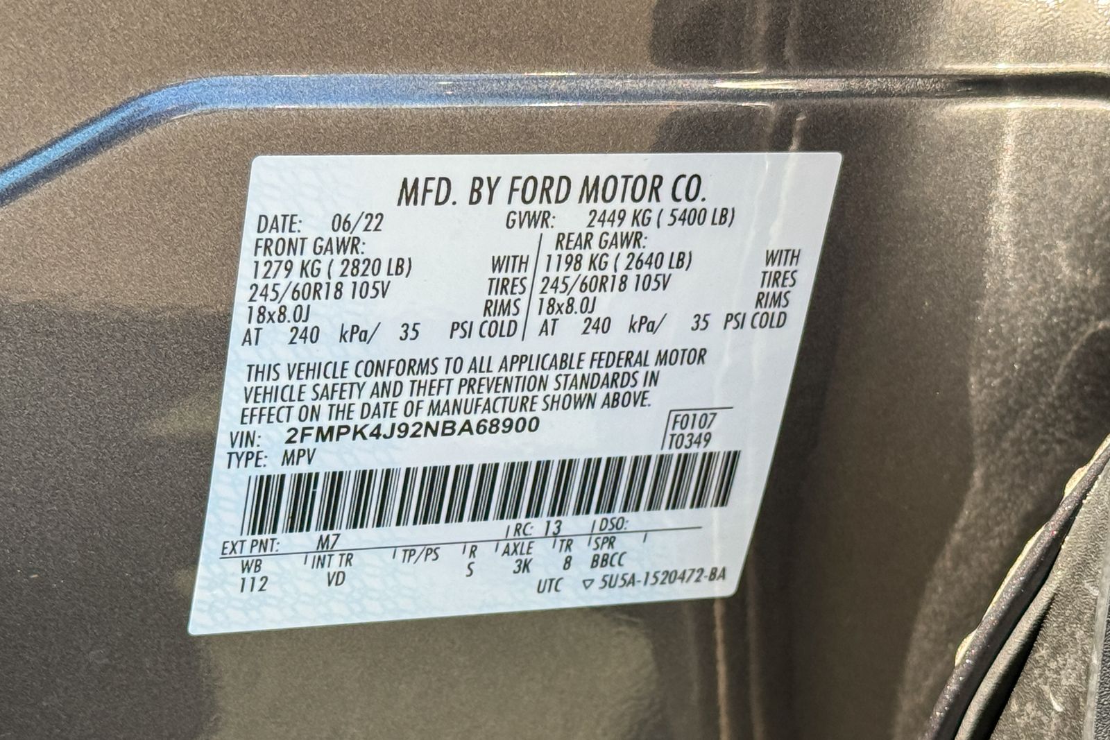 2022 Ford Edge SEL AWD