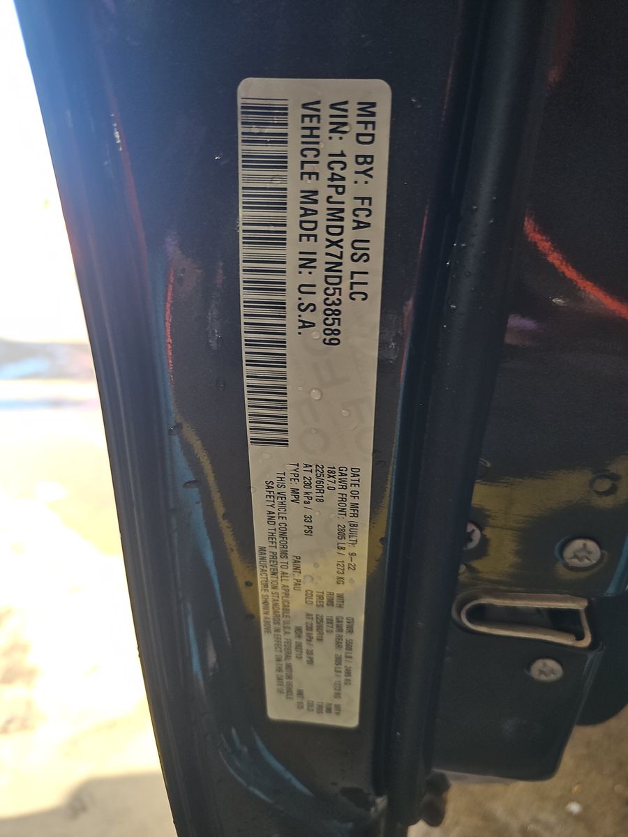 2022 Jeep Cherokee Limited AWD