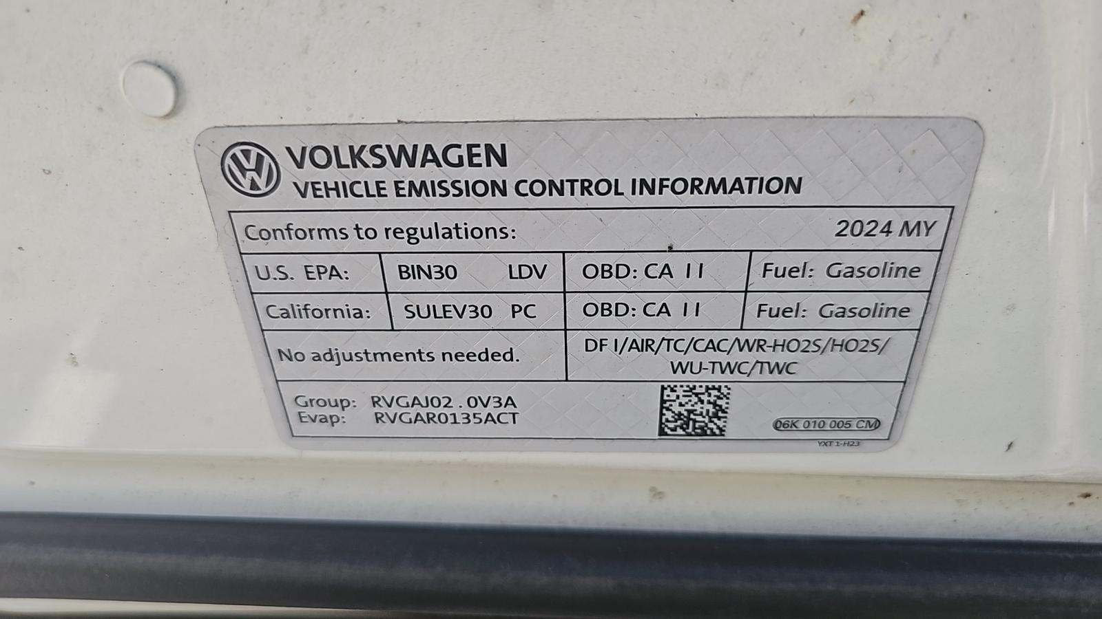 2024 Volkswagen Tiguan 2.0T S FWD