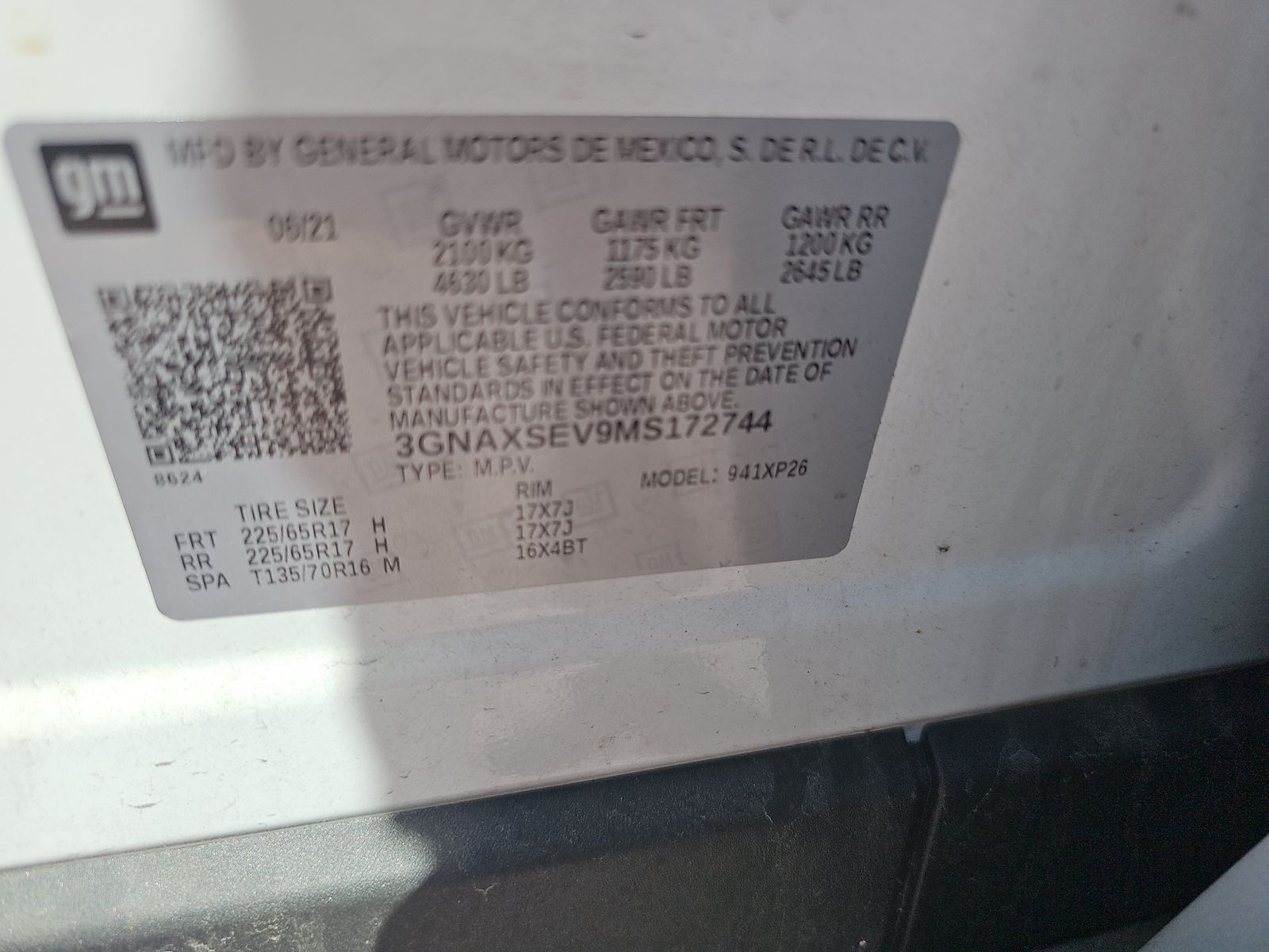 2021 Chevrolet Equinox LS AWD