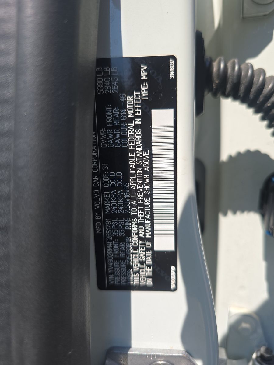 2015 Volvo XC60 T6 Platinum AWD