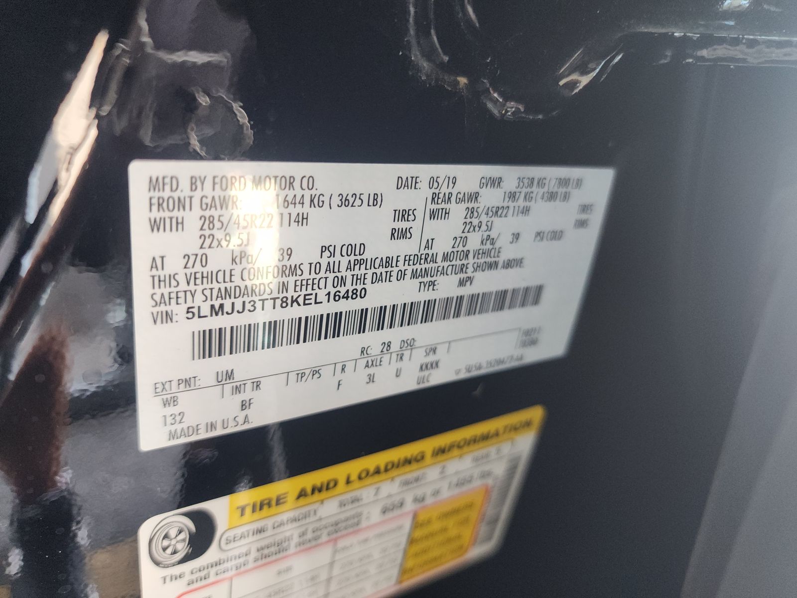 2019 Lincoln Navigator L Black Label AWD