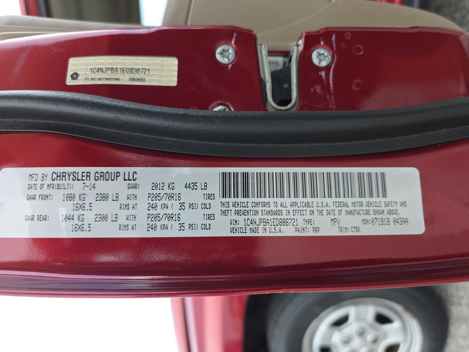 2014 Jeep Patriot Sport FWD