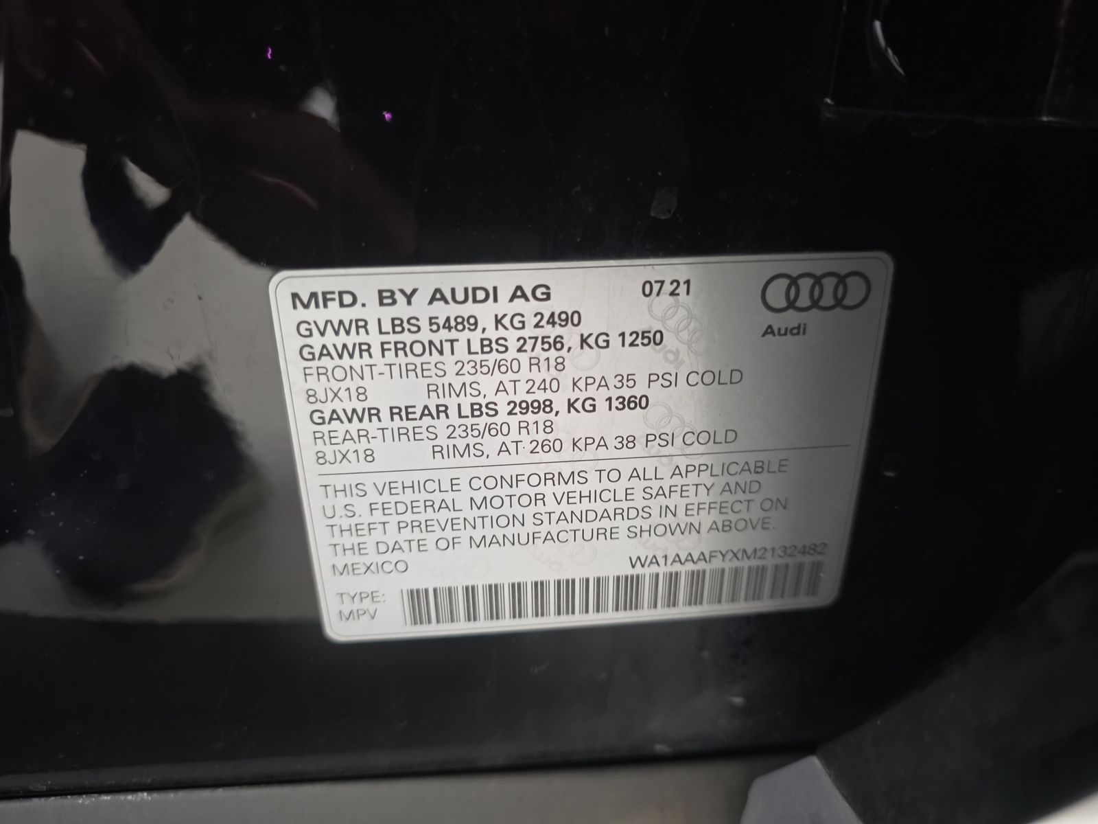 2021 Audi Q5 Premium AWD