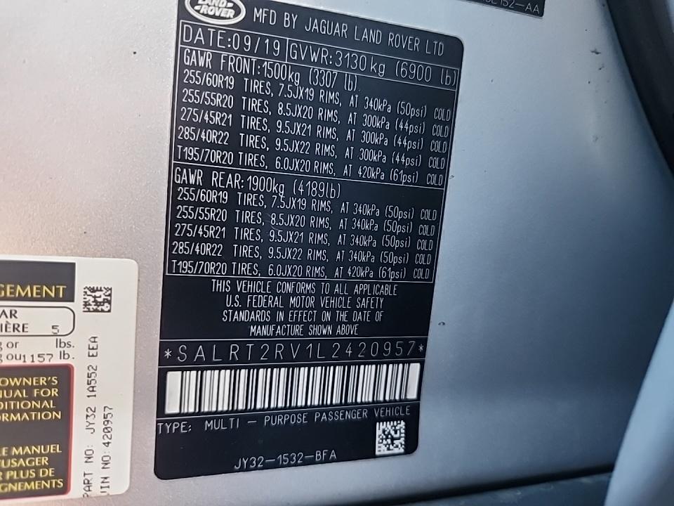 2020 Land Rover Discovery HSE Luxury AWD