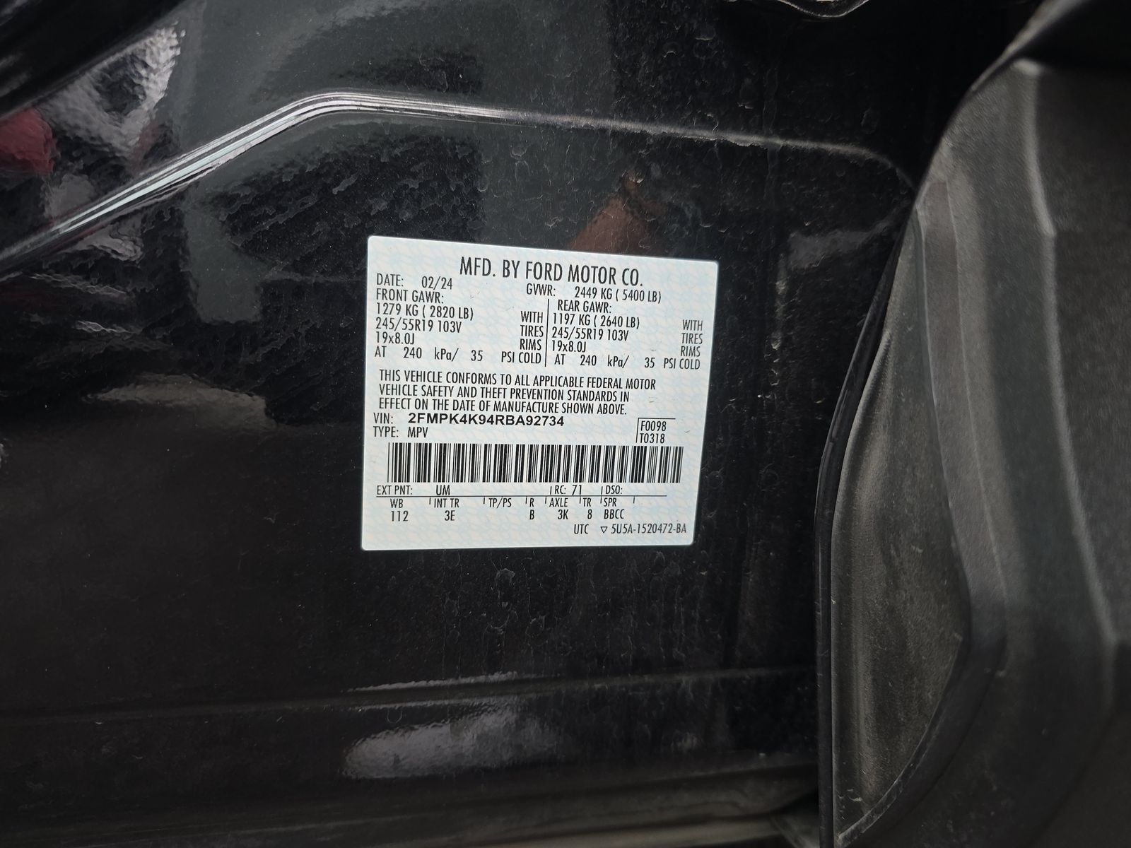 2024 Ford Edge Titanium AWD
