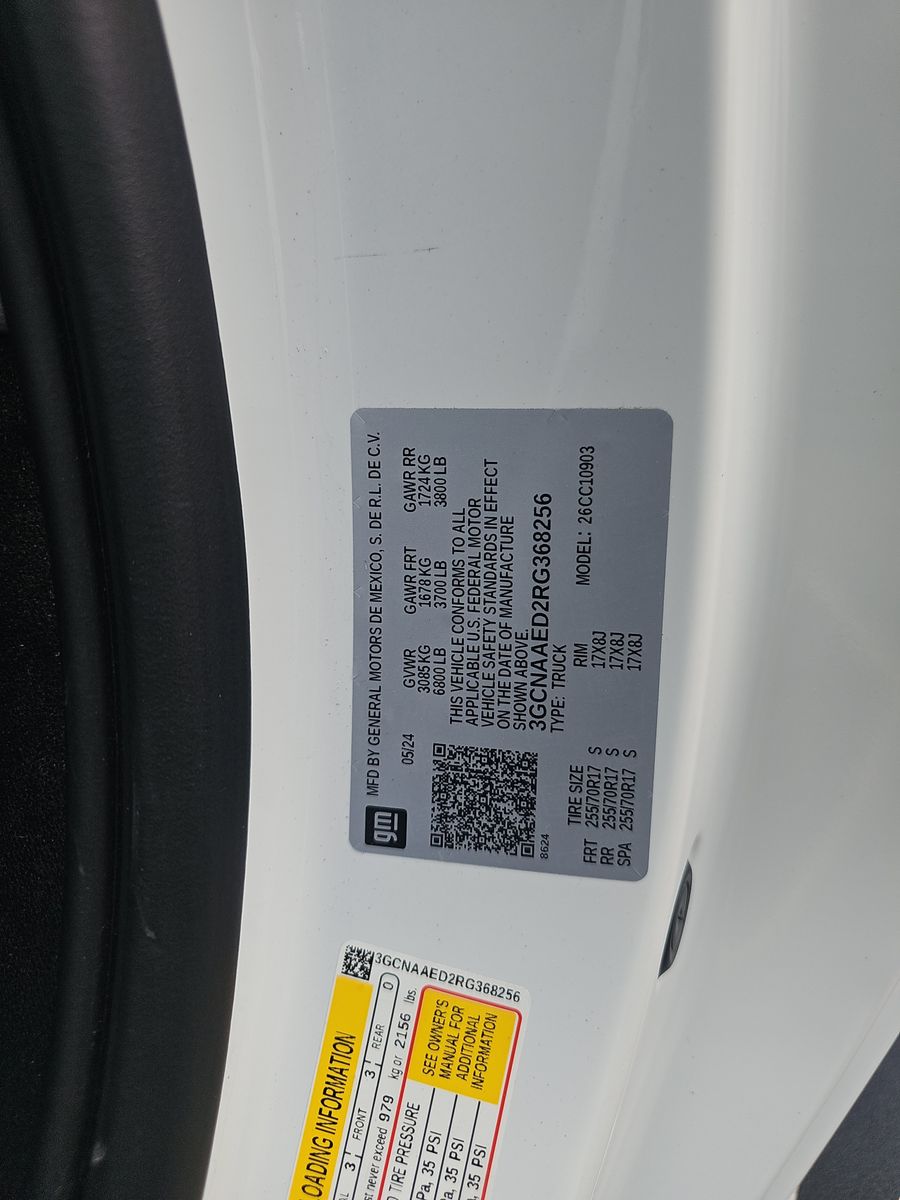 2024 Chevrolet Silverado 1500 Work Truck RWD