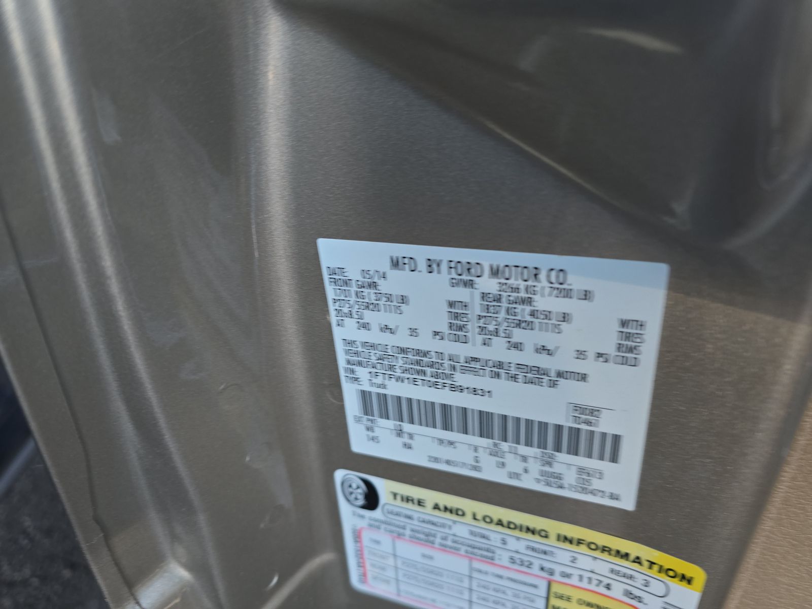 2014 Ford F-150 Lariat AWD