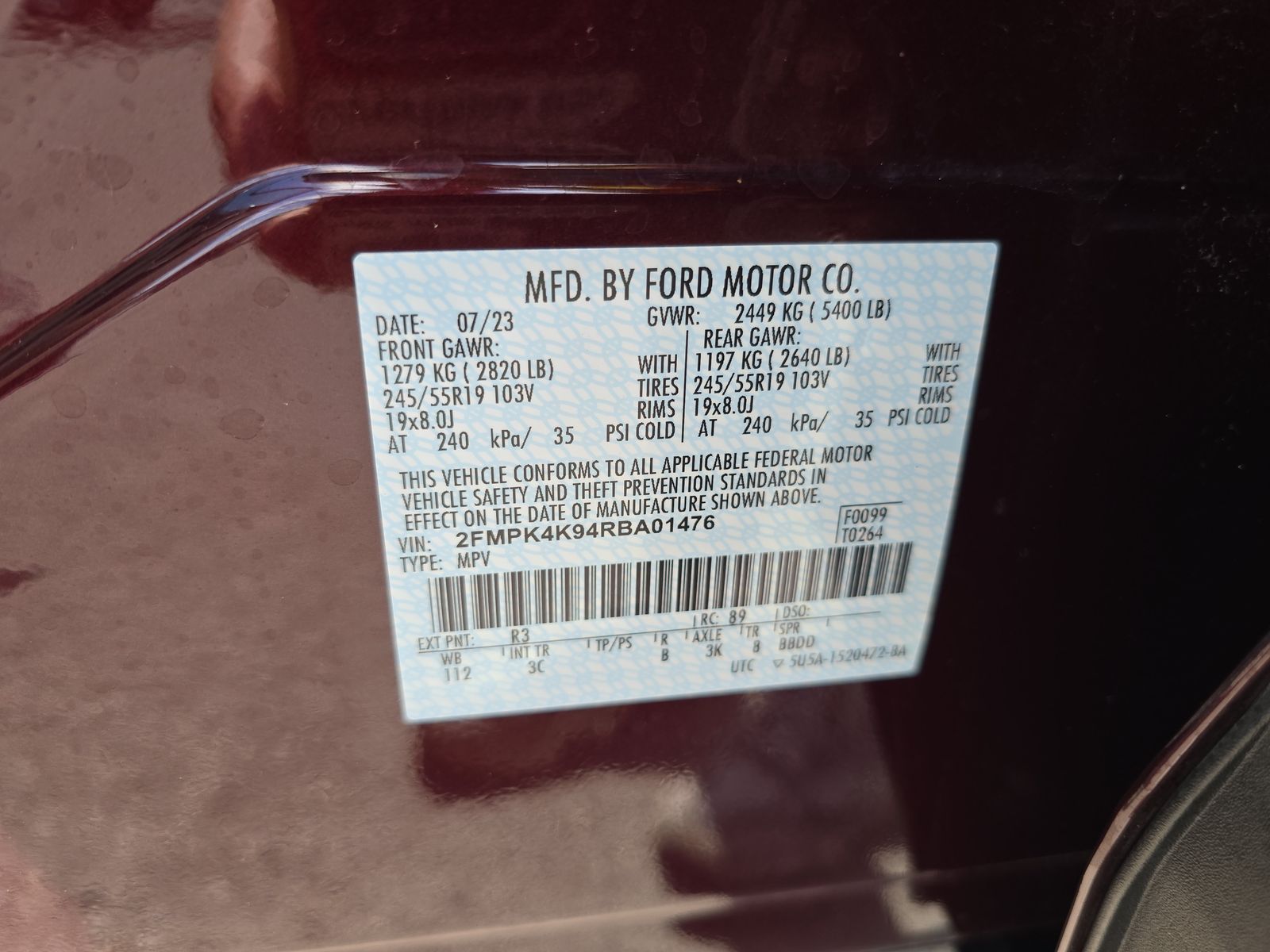 2024 Ford Edge Titanium AWD