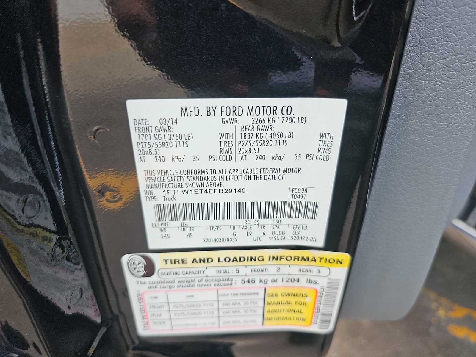 2014 Ford F-150 Lariat AWD