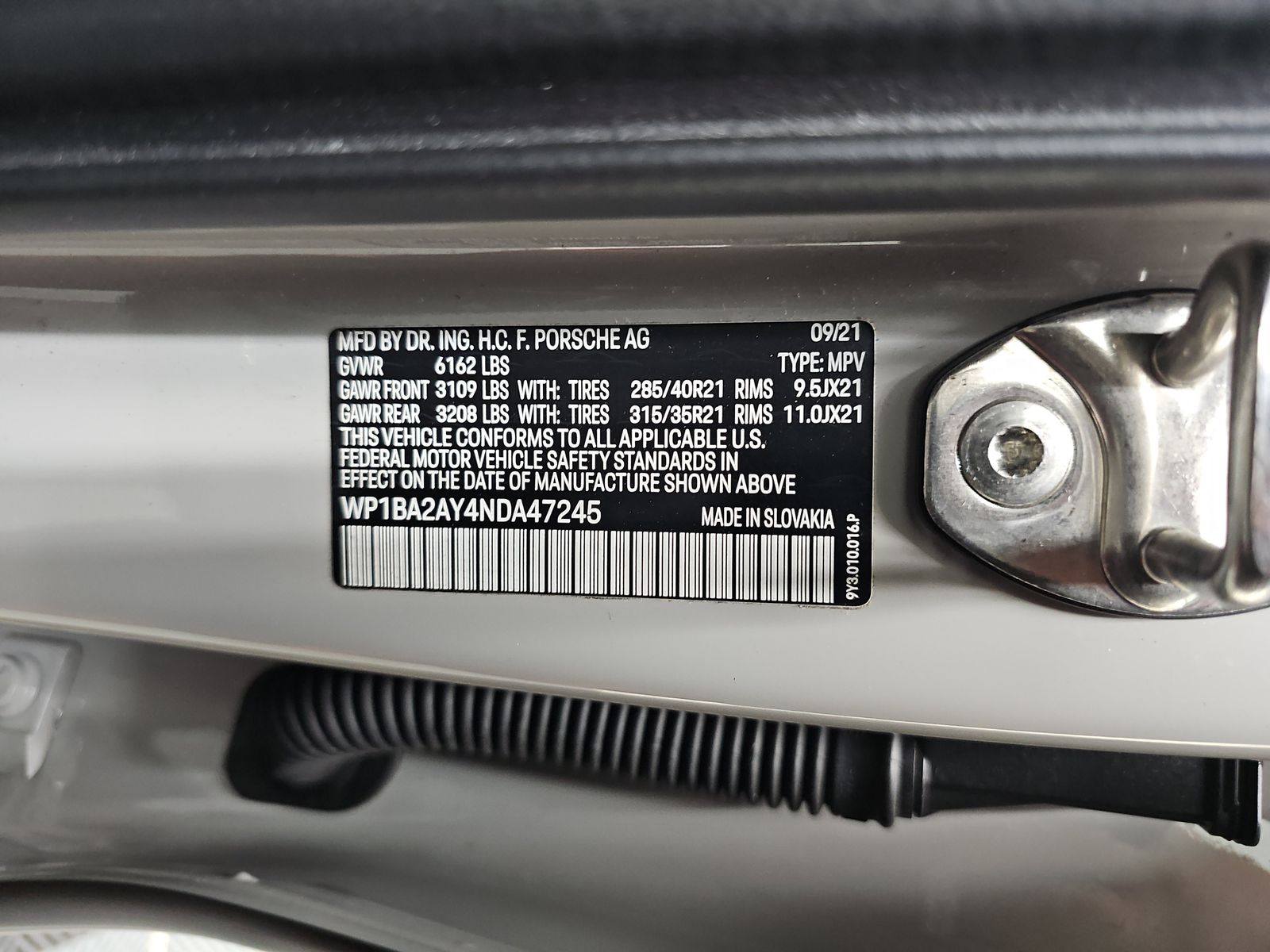 2022 Porsche Cayenne Base AWD
