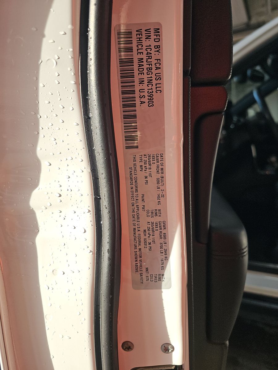 2022 Jeep Grand Cherokee Limited AWD