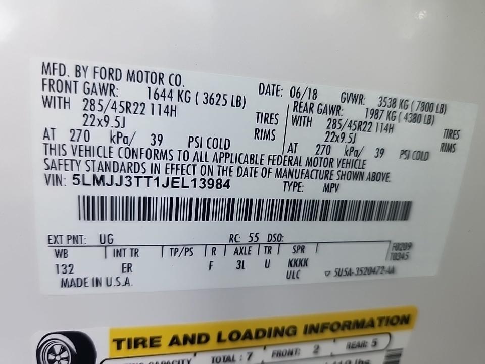 2018 Lincoln Navigator L Black Label AWD