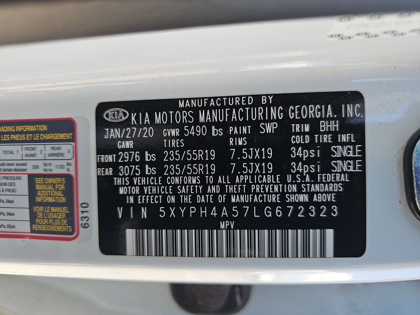 2020 Kia Sorento EX FWD