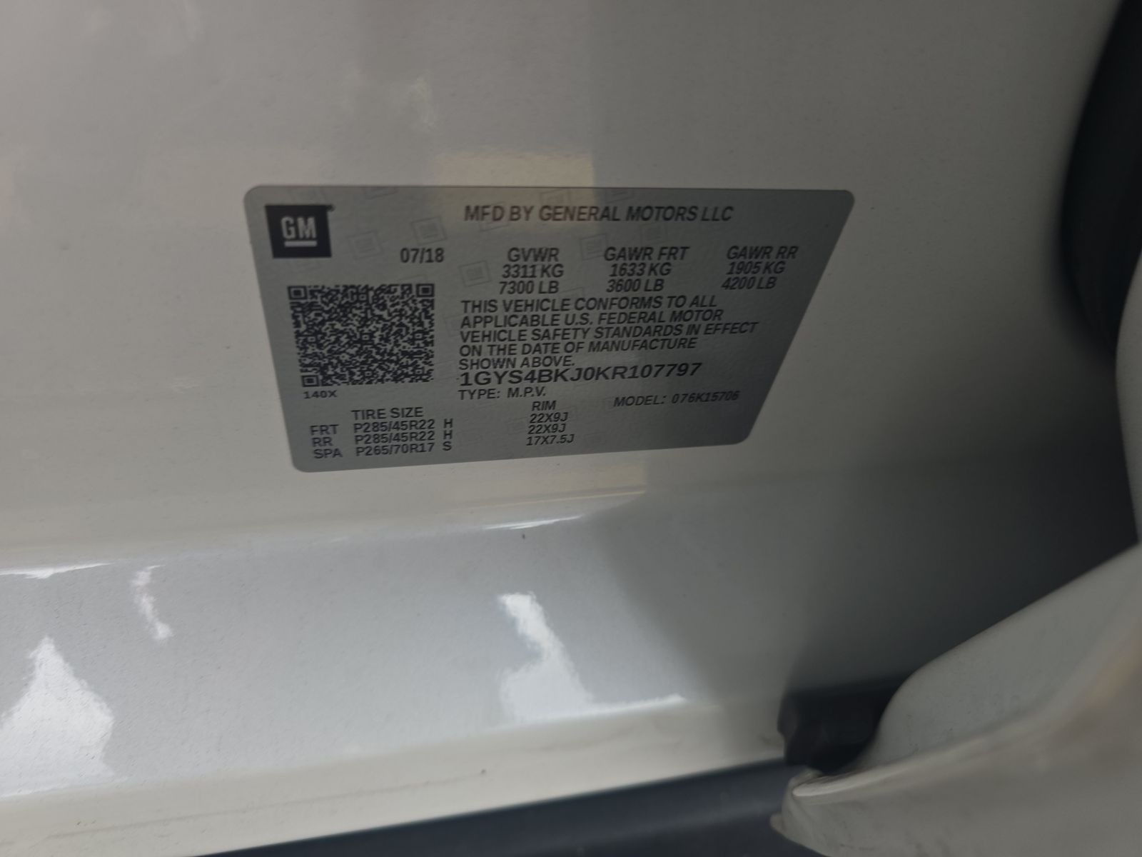 2019 Cadillac Escalade Luxury AWD