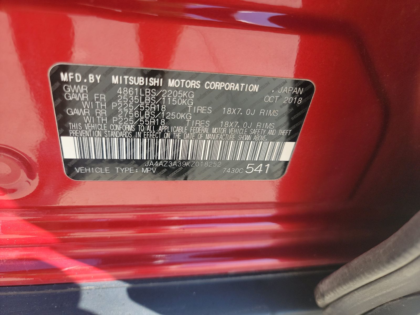 2019 Mitsubishi Outlander SE AWD