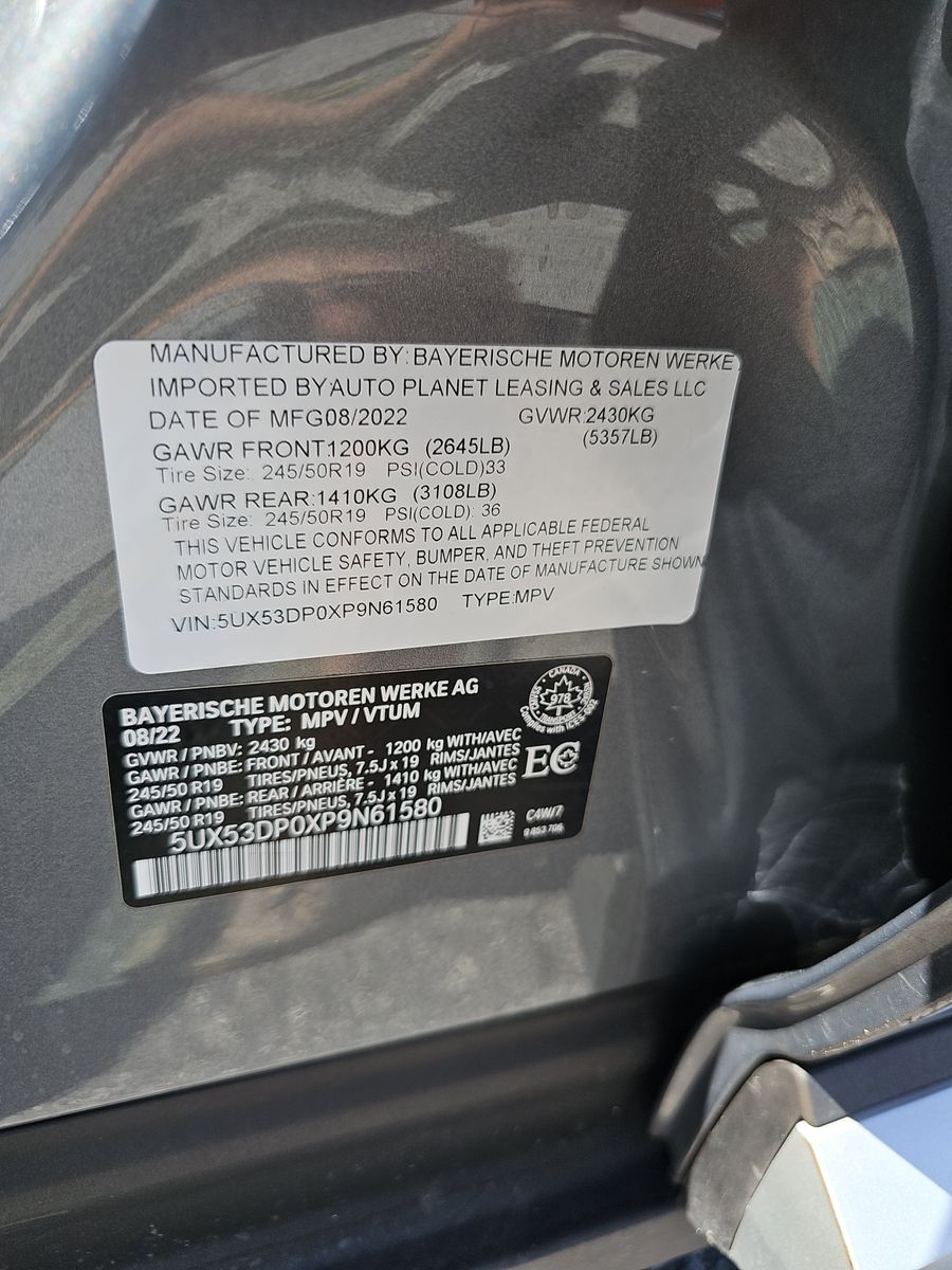 2023 BMW X3 xDrive30i AWD