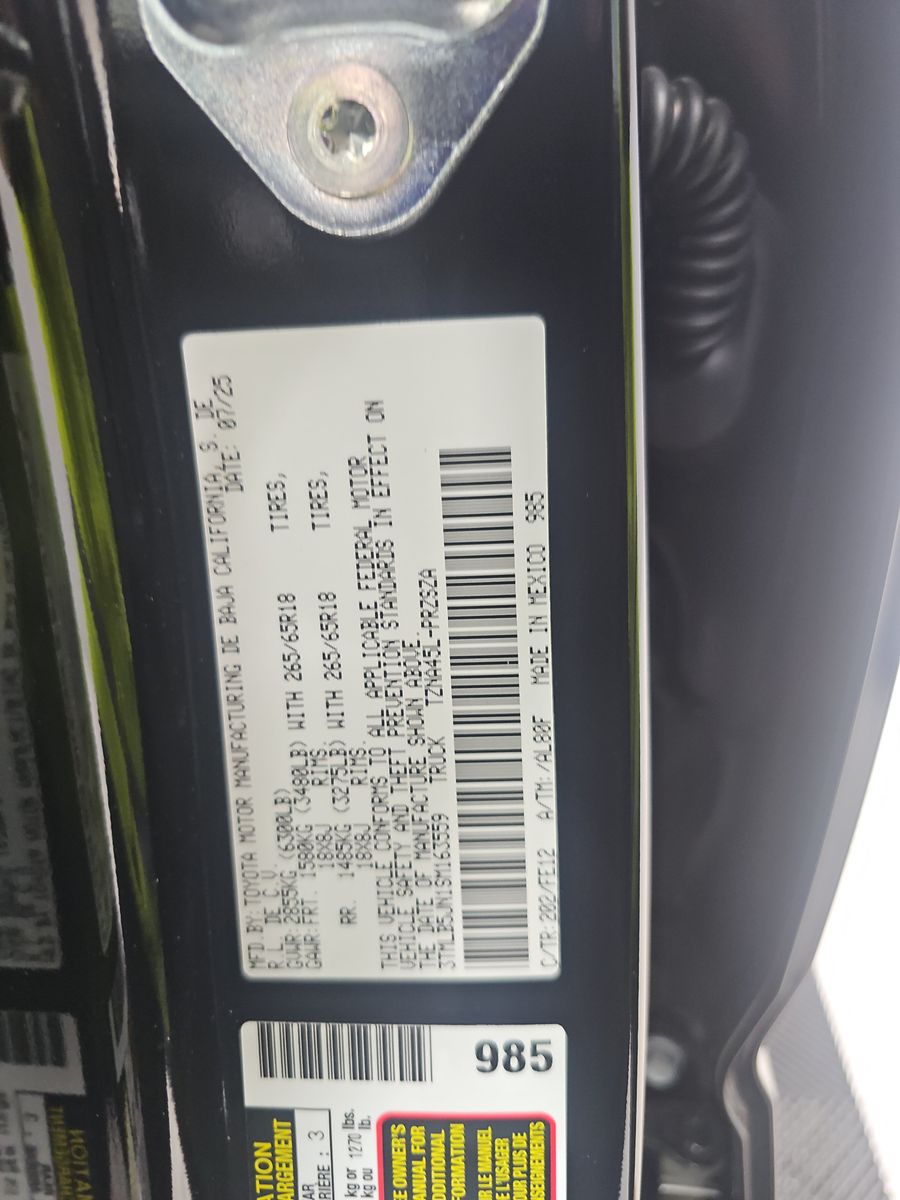 2025 Toyota Tacoma TRD Sport AWD