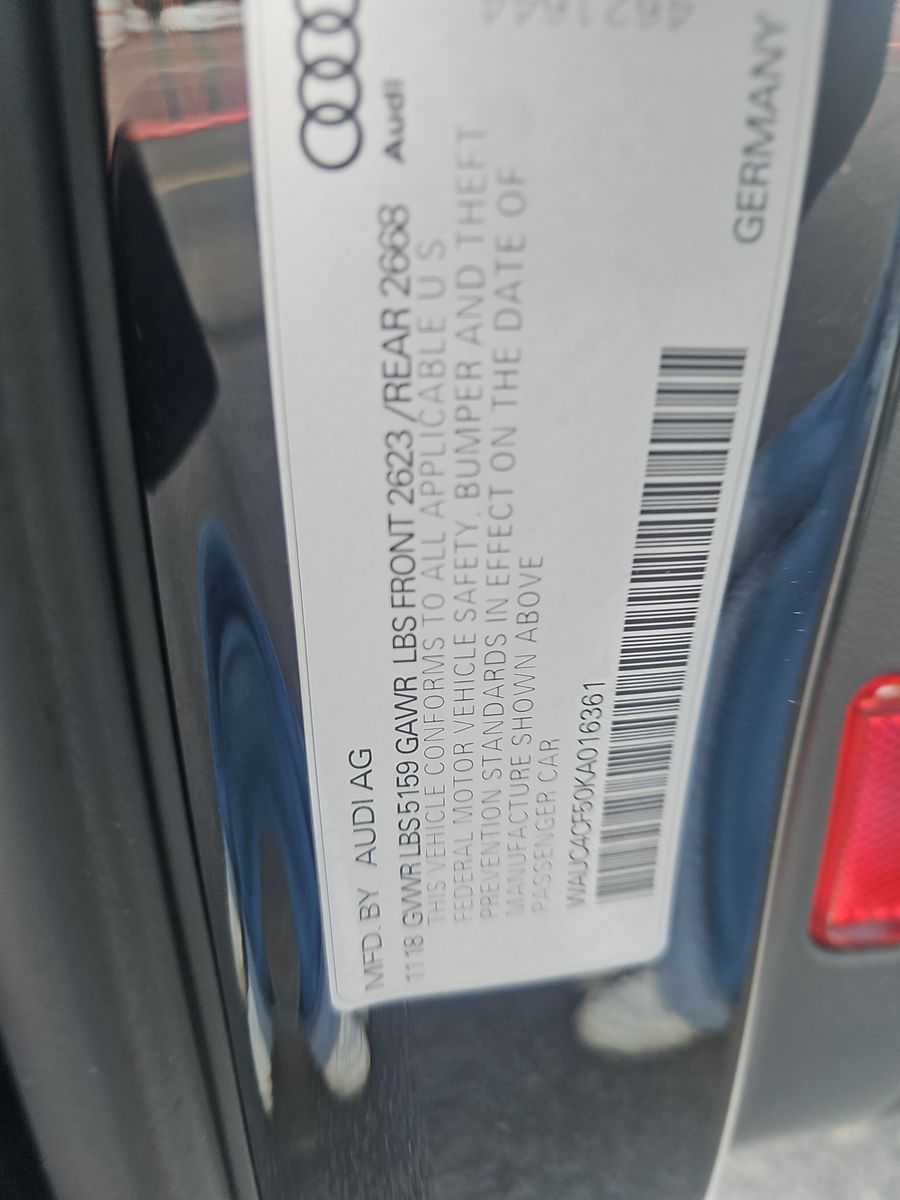 2019 Audi S5 Prestige AWD