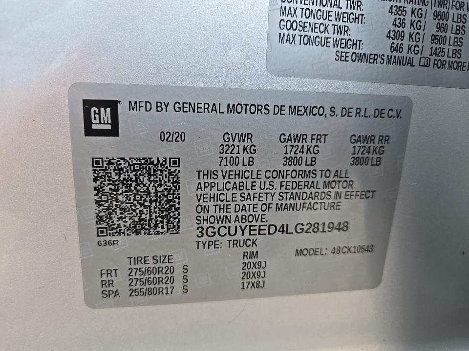 2020 Chevrolet Silverado 1500 RST AWD