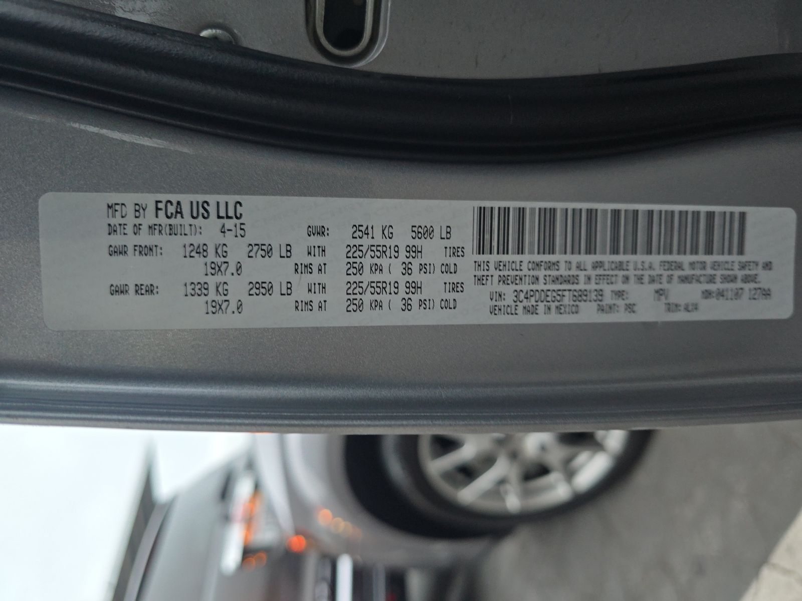 2015 Dodge Journey R/T AWD