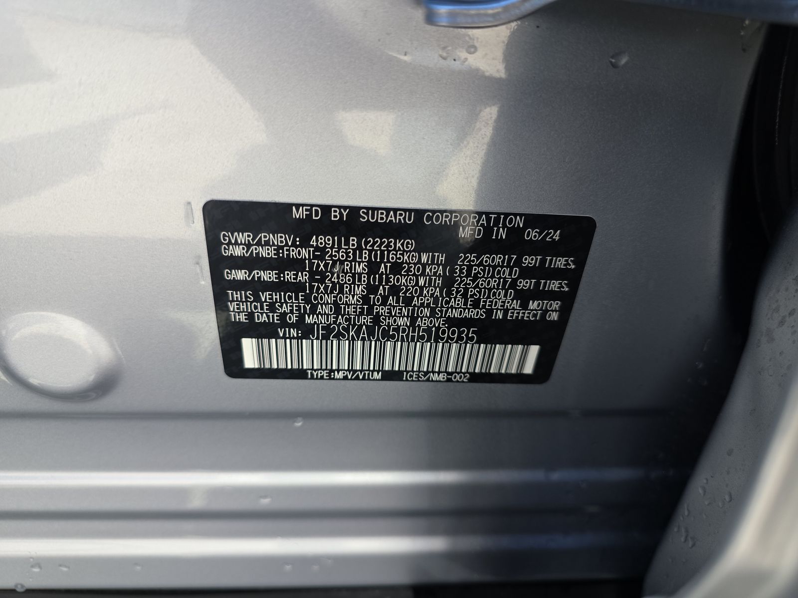 2024 Subaru Forester Wilderness AWD