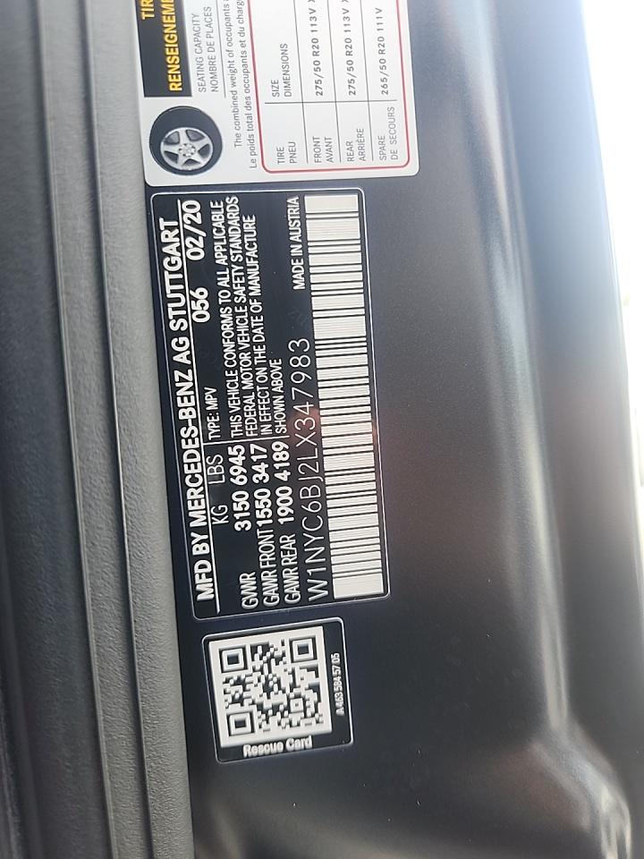 2020 Mercedes-Benz G-Class G 550 AWD